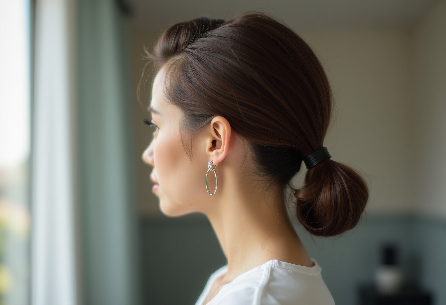 Classic side part